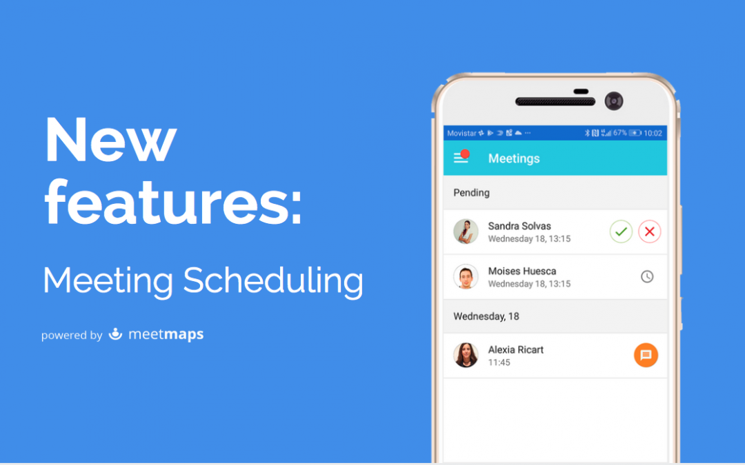 Schedule meetings with your event App