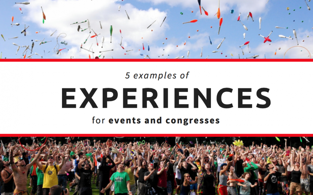 5 examples of experiences for events and congresses